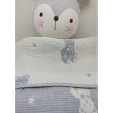 압소바해피랜드 한국 제조 사계절용 면패드 양면 이불 HVC-30907Z, 겨자, 1개