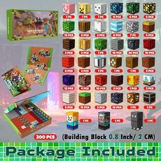 新款我的磁力積木世界恐龍火山磁力方塊兒童益智拼搭磁吸玩具, 魔法森林-200, 1個