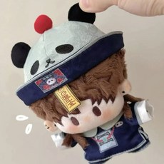 台灣爆款 娃衣 棉花娃娃衣服 10cm可愛努努一口吃掉你 小僵尸套裝 10cm棉花娃娃娃衣配飾玩偶, 1個, 小僵尸（三點）