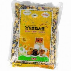 햄스터 혼합 곡물 사료 600g 다람쥐 기니피그 겸용 토끼용품 펫푸드, 1개, 1g