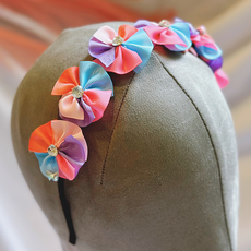 크리레인보우 오스트레일리아크리스탈 꽃머리띠 메종시아