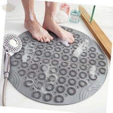 욕실 발마사지 세정매트 실리콘 돌기형 발바닥 각질제거 샤워실 미끄럼방지 발씻기, 100ml, 1개, 1매입
