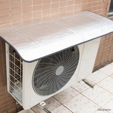 에어컨 실외기 차양막 알루미늄 반사 단열 보호덮개 옥외용 햇빛차단 절전형 커버, 실외기커버, 실외기커버