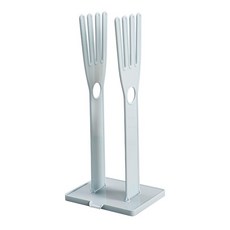 家居日用多功能可拆卸手套晾曬架 廚房檯面瀝水抹布置物架, 藍色, 1個