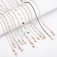 마스크 스트랩 목걸이 비즈 진주 안경줄 여성 패션 액세서리