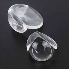 투명 원형 모서리가드 모서리커버 보호대 가구보호대 모서리 충격방지 PVC모서리보호대, 1개, 소