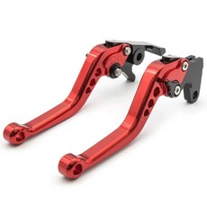 오토바이 브레이크 클러치 레버 조정 핸들 세트에 적합, 8. 147mm red, 기본