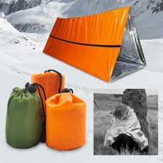 생존텐트 비상텐트 응급 처치 담요 보온 백 튜브 키트 방수 장비 텐트 수면 쉘터, 07 Green teet with bag, 1개