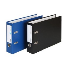 문화 A4 2공 레버아치바인더 (가로형) 폭7cm 홀간격8cm B842-7 파일 서류철, 군흑