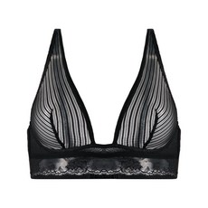 월포드 스트라이프 메시 소프트 컵 브라