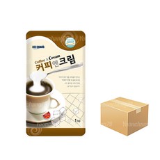 희창 커피엔크림 1kg x 15개/자판기용 전지분유 프림, 15개, 1개입