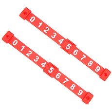 게임 테이블 축구 점수 표시기 축구 에어 하키 득점 유닛 카운터, 빨간.