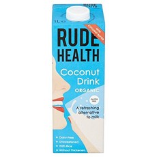 루드 헬스 유기농 코코넛 음료 - 1L Rude Health Organic Coconut Drink - 1L (33.81fl oz), 1개