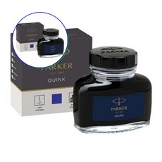 쌍문상회 큉크 부품 자재 병잉크 파카 파츠 블루 57ml 소모품 40872EA, 본상품
