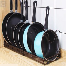 알리바니 6칸 프라이팬정리대 냄비뚜껑보관