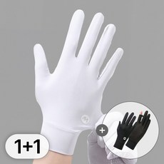 라뷰드 2켤레 세트 여성 메쉬 논슬립 자외선 차단 장갑 미끄럼 방지 사계절 운전용 손장갑 손가락 오픈형 스마트 터치 UV 방지 패션 잡화, 2개, 블랙+화이트