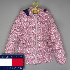 타미힐피/여아동주니어키즈신장116cm/경량패딩후드자켓점퍼/달순구제155