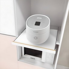 슬라이딩 주방 선반 낼름 특대형 대형, 화이트, 1단