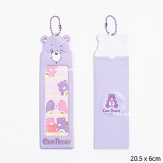 Care Bears 彩虹熊 迷你卡套, 四格照 吊飾 紫色, 紫色