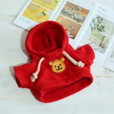 기니피그옷 토끼 햄스터 의상 작은 귀여운 동물, 30cm 곰 착용, 빨간 스웨터