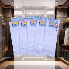 무지 백색 아동양말 4세 여아 니삭스 데일리 스타킹 여름