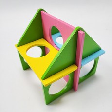 카르노 햄스터 정글놀이터 장난감 미로 놀이기구 햄스터용품 RJ185, 1개, 믹스