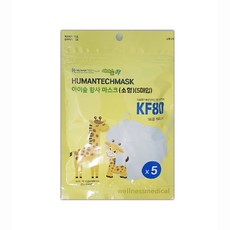 아이숲 아동용 마스크 소형 KF, 5매입, 1개