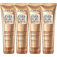 로레알 파리 에버 퓨어 딥 너리싱 샴푸, 4개