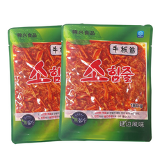 홍홍 중국식품 한흥식품 소힘줄 오리지널맛 소심줄 뉴반진, 2개, 180g