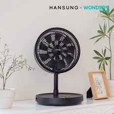 원더스리빙 원더스 브리즈킹 WF90 접이식 폴딩 무선선풍기 탁상용 캠핑용, 단품