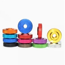 5/10 개/몫 M3 M4 m5 m6 m8 다채로운 널링 엄지 너트 알루미늄 합금 FPV RC 모델 완구 용 여러 가지 빛깔의, 04 M3 10pcs, 08 gray