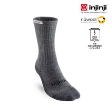injinji 羊毛中筒襪 健行登山襪 6308 6294, 6294男款 石墨灰S/M, 1個