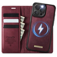 Caseme 2-in-1 磁吸可拆卸錢包手機殼 適用於 iPhone 15 / 14 / 13 Pro