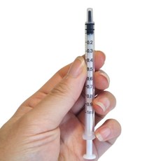 소동물 햄스터 물약 영양제 주사기 1ml, 1개