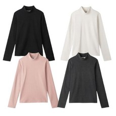 폴햄 여성 보온성 말랑 후리스 하이넥 긴팔티 PHF4TU2440 CMI338 UBY195