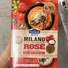 폰타나 밀라노 크림치즈 로제 파스타소스, 900g, 1개