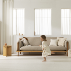 슈슈비 클립매트 층간소음매트 TPU 거실 퍼즐매트 셀프시공, 1개, 오가닉스톤 화이트