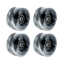 더블 행 스케이트 쿼드 및 베어링이 설치된 4팩 58mm x032mm 82A 롤러 휠