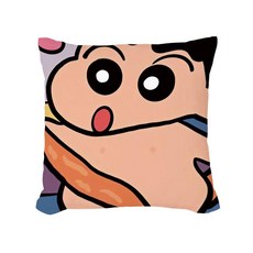 짱구는 못말려 신짱 소파 거실 베개 등쿠션 자동차 허리쿠션 방석, 크레용신짱 10