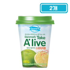 동원 덴마크 테이크 얼라이브 스위티자몽 컵음료, 250ml, 2개