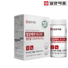 일양약품 혈당케어 바나바 장건강 프로바이오틱스 유산균 15g, 30정, 1개