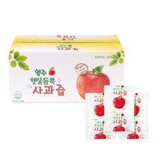 햇살듬뿍 사과즙 100mlX30포, 100ml, 30개