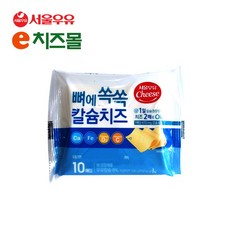 e치즈몰 서울우유 뼈에쏙쏙칼슘 치즈 180g, 2개