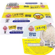 오뚜기밥, 200g, 12개