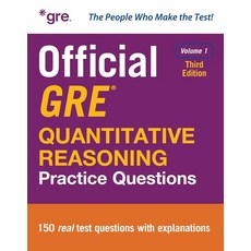 Official GRE Quantitative Reasoning Practice Questions Third Edition Volume 1, Official GRE Quantitative Re.., Educational Testing Service(저), McGraw-Hill Companies