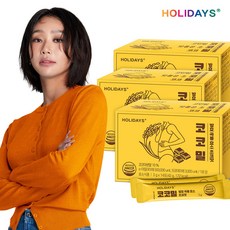 홀리데이즈 코코밀 발효 곡물 효소 초코맛 14포 3박스