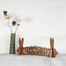 검좌대 현악기 보관 디스플레이 지지대 대금거치대 홀더 호두색 디유 테이블 1층 대나무, 원목색 디유 테이블 4층 대나무