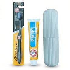 암앤해머 여행 휴대용 양치키트 덴탈케어 오리지날 100g 치약 + 칫솔 세트, 1개