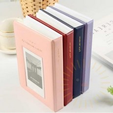 포토앨범 사진첩 미니 폴라로이드 하드커버 정사각 데스크 인테리어 추억 보관 선물용 컬러풀 스퀘어 북타입, 상세페이지 참조, 02미니앨범-퍼플