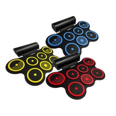 삼익악기 블루투스 악기 롤드럼 포터블 전자드럼패드 SERD-1, 삼익 롤 드럼, 옐로우